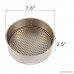 bouti1583 Carbon Steel Round Springform Pan Cheesecake Baking Pan Non-stick Leakproof Cake Mold 8 Inch Golden - B072WRY17P